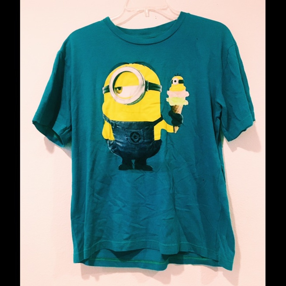 MINION DESPICABLE ME TEAL SHIRT
